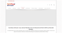 Desktop Screenshot of carrefourafricain.com