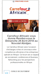 Mobile Screenshot of carrefourafricain.com